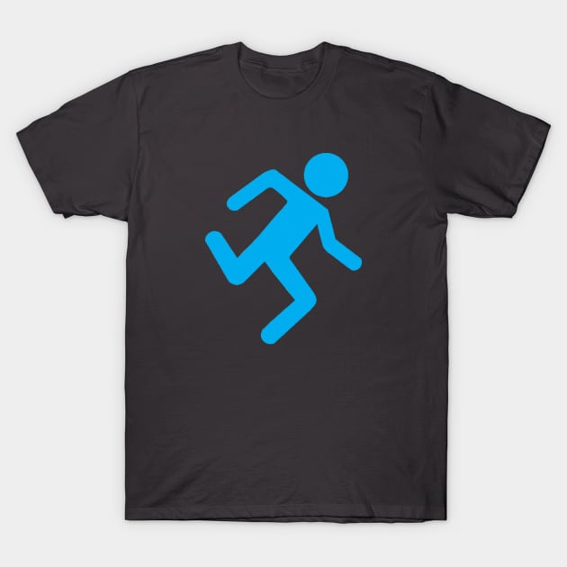 Portal guy blue T-Shirt by SaViT